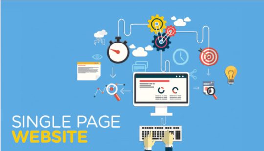 Advantage and disadvantage of a single page website